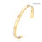 Pulseira de aço inoxidável personalizada Mobius anel de ouro para presente de dia das mães