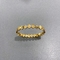 Abelha meu bracelete de aço inoxidável do fecho da pulseira dos cristais de rocha do ouro de Honey Series 18k