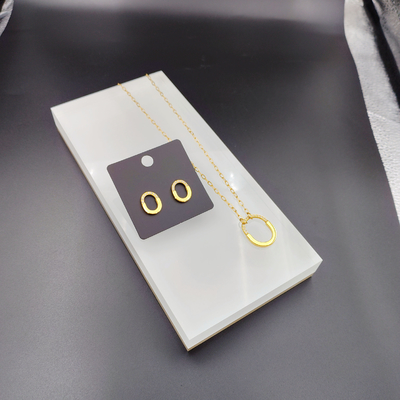 Nova Chegada Linhas de Moda Mais Novas Dourado Cores de Aço Inox, Colar, Pulseiras para Mulher