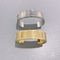 Aço inoxidável marca maré jóias ouro diamante pulseira larga pulseira all-match